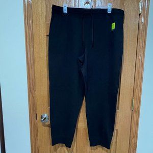 TEK GEAR Men's XXL Ultra Soft Fleece Black Athletic Sweatpants Joggers NWT NEW